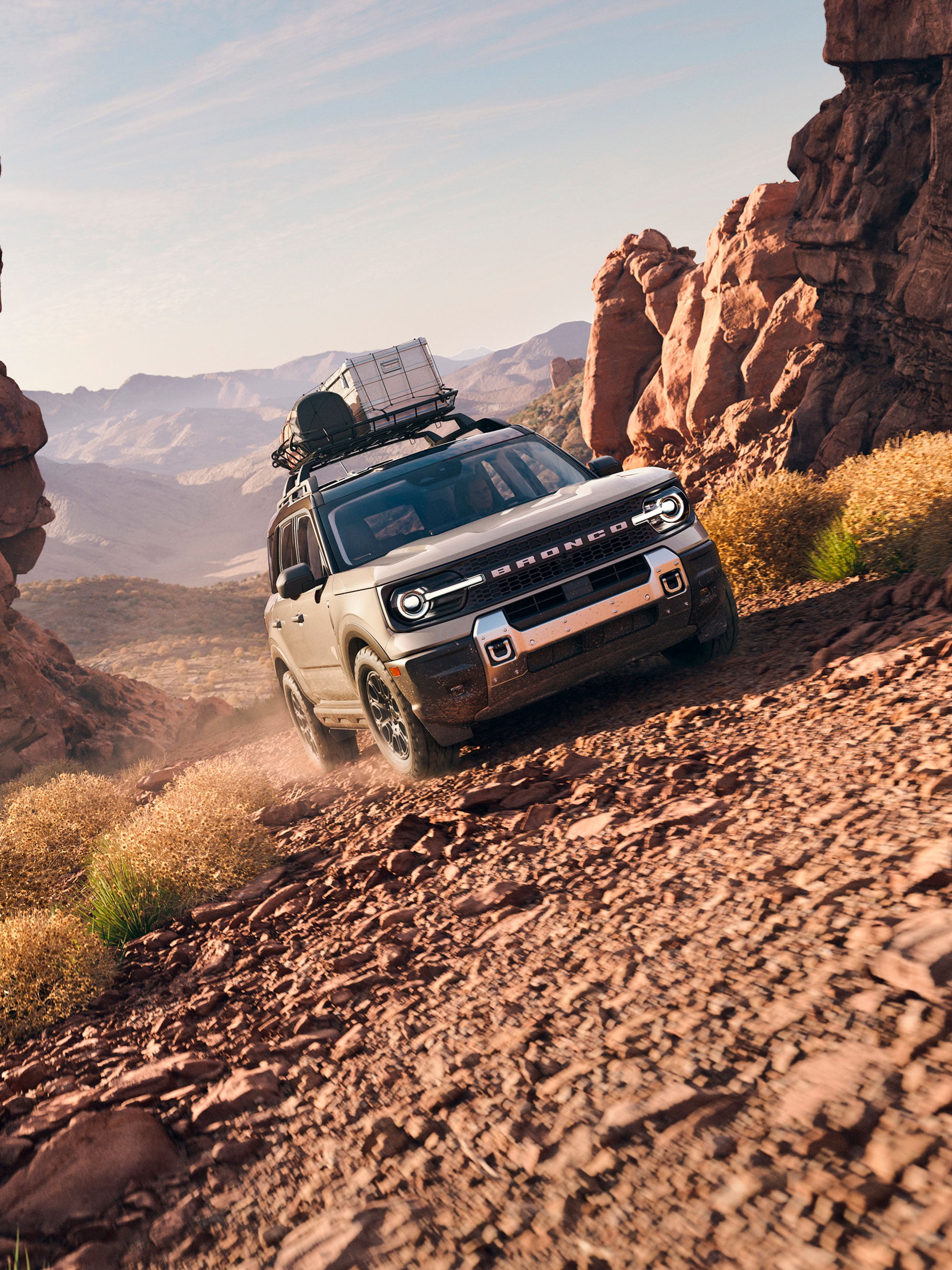 Ford Bronco Sport en camino de montaña