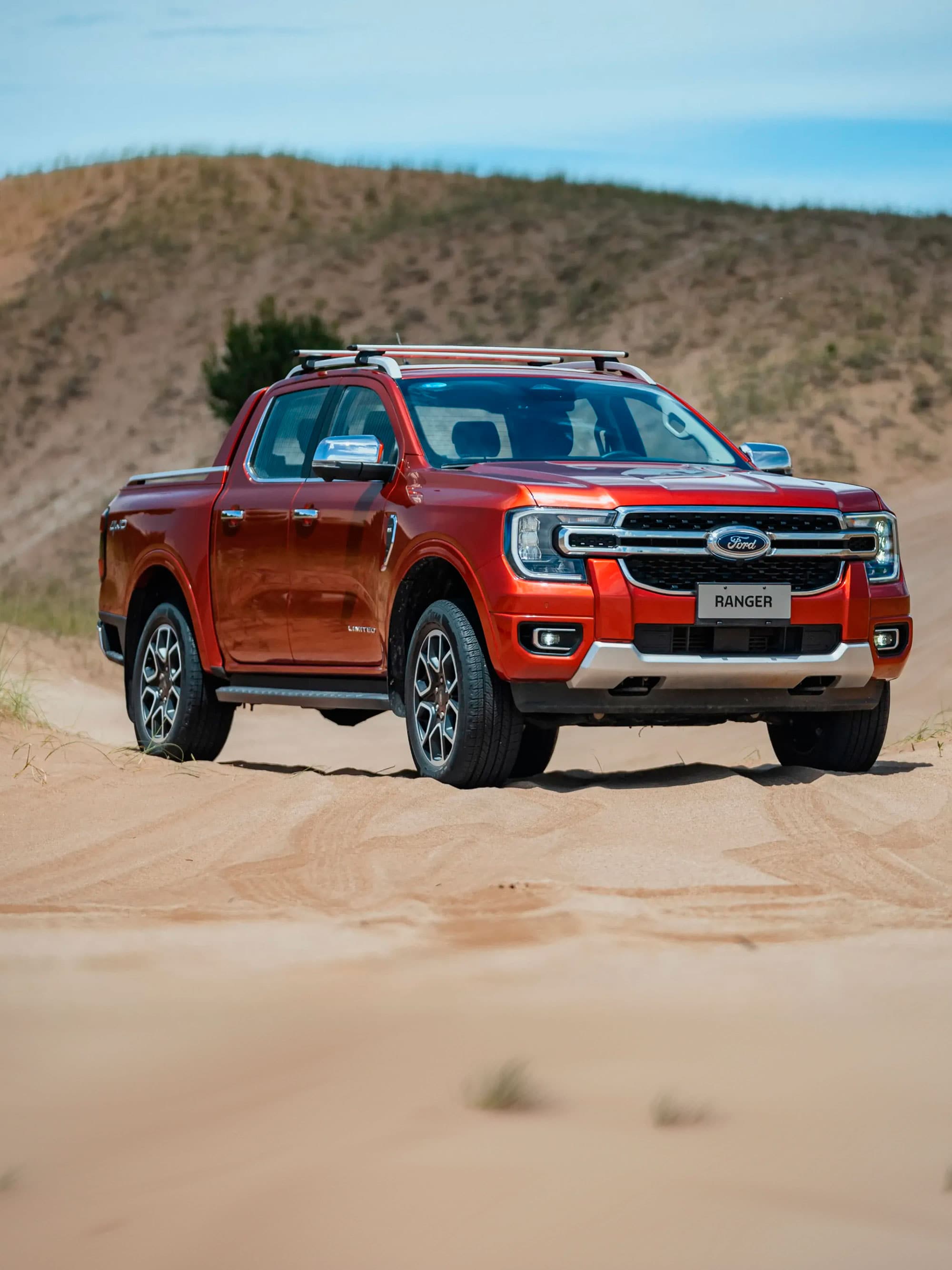 Ford Ranger en la montaña
