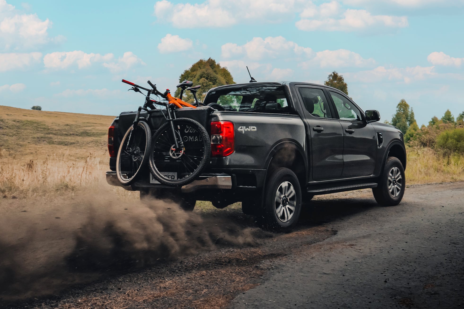 Ford Ranger con portabicicletas