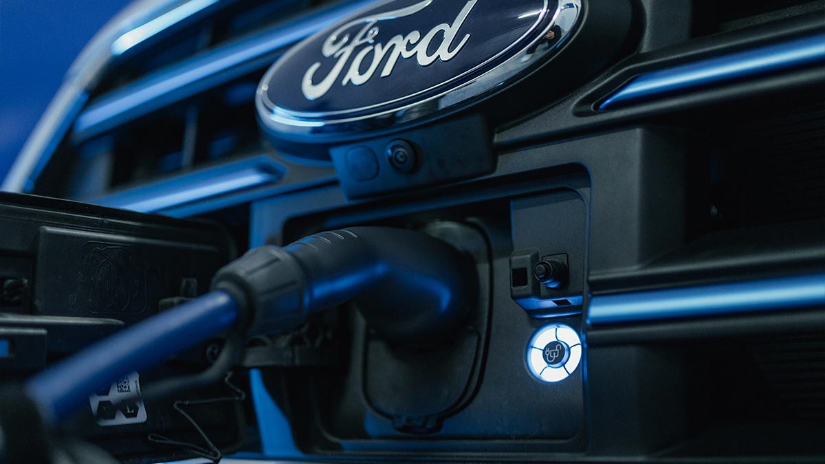 Conector de carga tipo dos de la Ford E-Transit Chasis