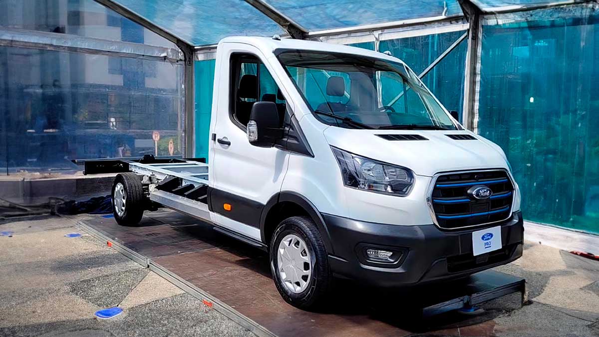 Selector de marchas de la  Ford E-Transit Chasis