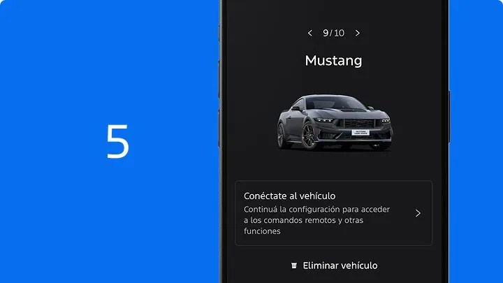 Toca “Conéctate al vehículo"