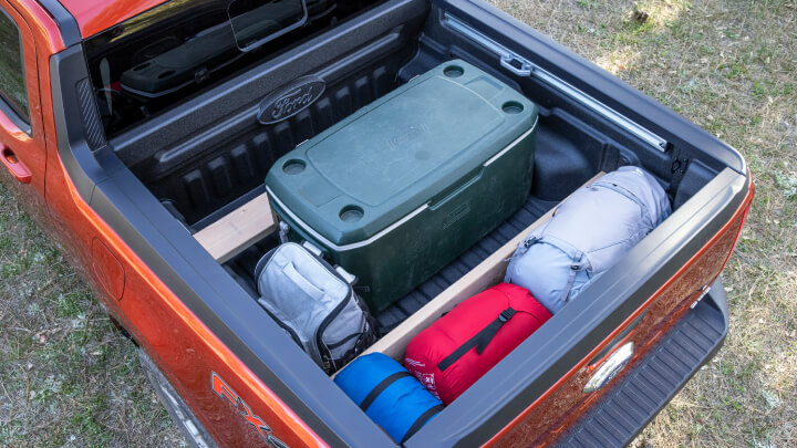 Caja de carga organizada