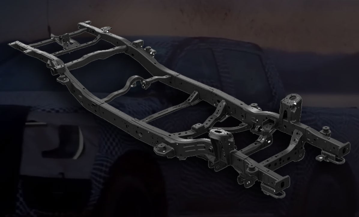 Chasis reforzado y protectores interiores de la Ford Ranger