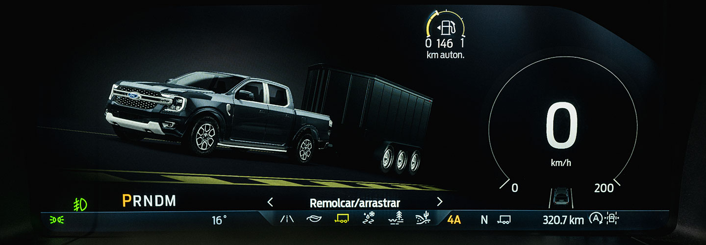 Modo de manejo remolcar/arrastrar de Ford Ranger