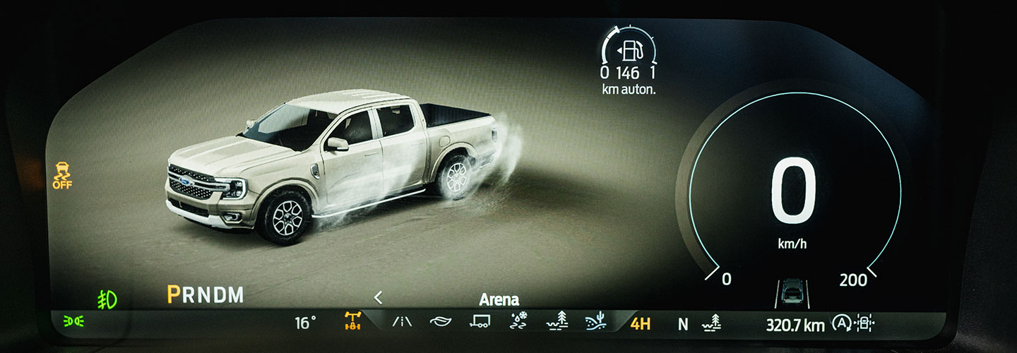 Modo de manejo arena de Ford Ranger