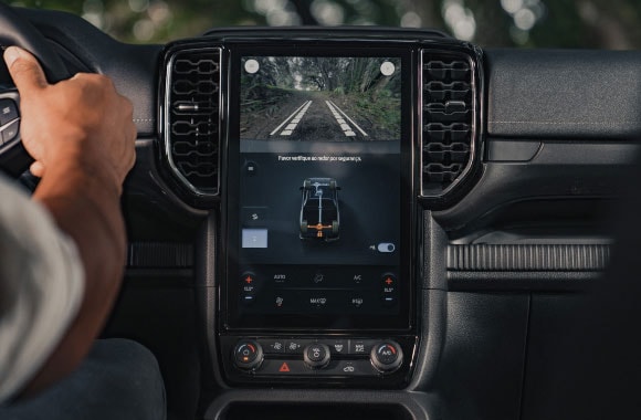 Pantalla de navegación Off-Road de la Ford Ranger