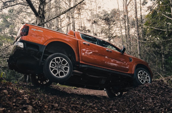 Ford Ranger con bloqueo del diferencial trasero