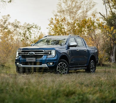 Camioneta Ranger equipada con tecnología inteligente