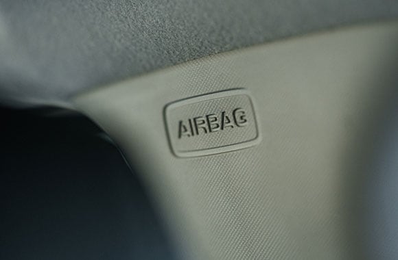 Uno de los siete airbags de la Ford Ranger