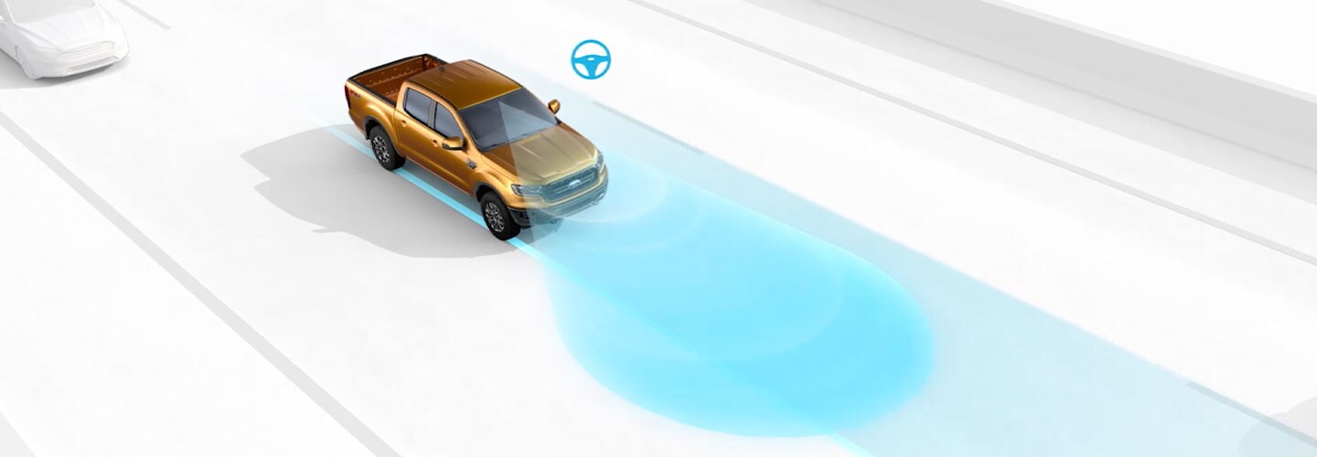Sistema de permanencia en el carril de la Ford Ranger