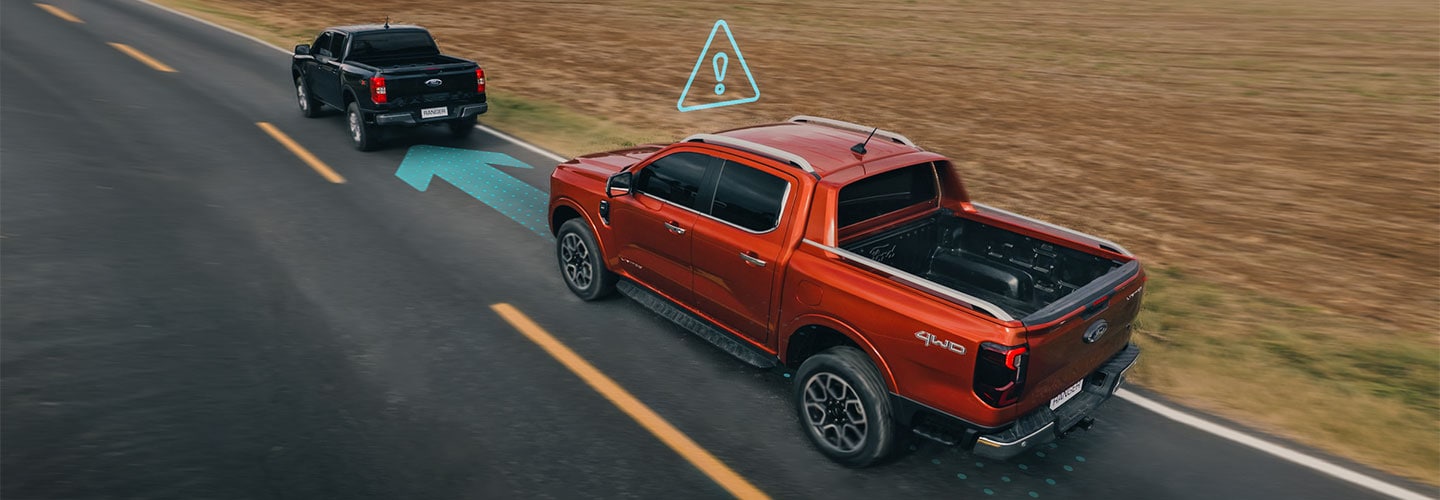 Asistente anti-colisión de la Ford Ranger