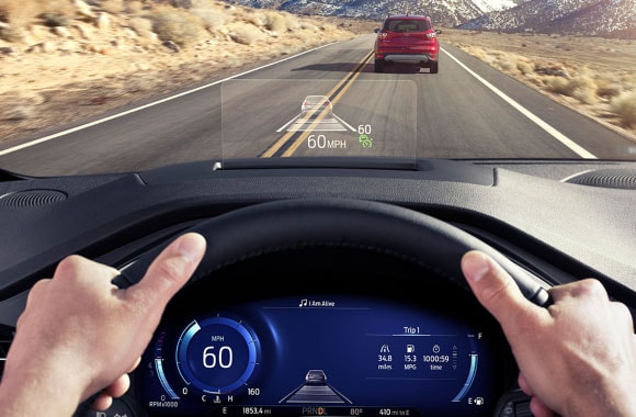 Pantalla de visualización frontal