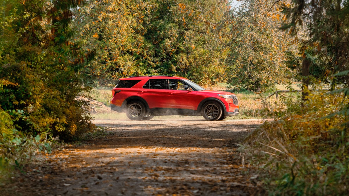 Terrain management system de la Ford Explorer
