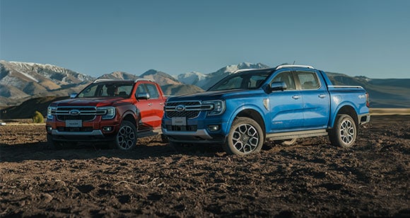 Dos camionetas Ranger equipadas con tecnología para un alto desempeño