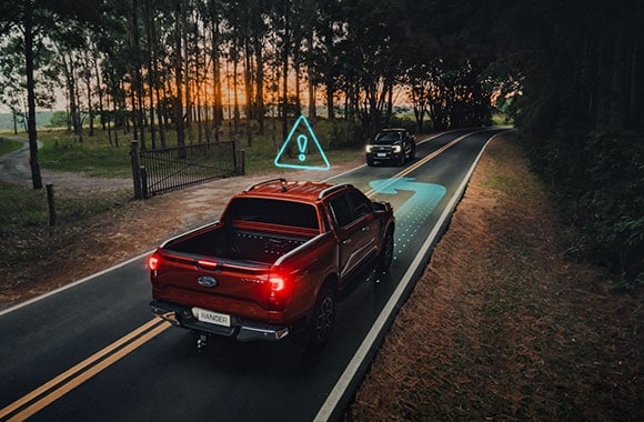 Asistente de intesección de la Ford Ranger